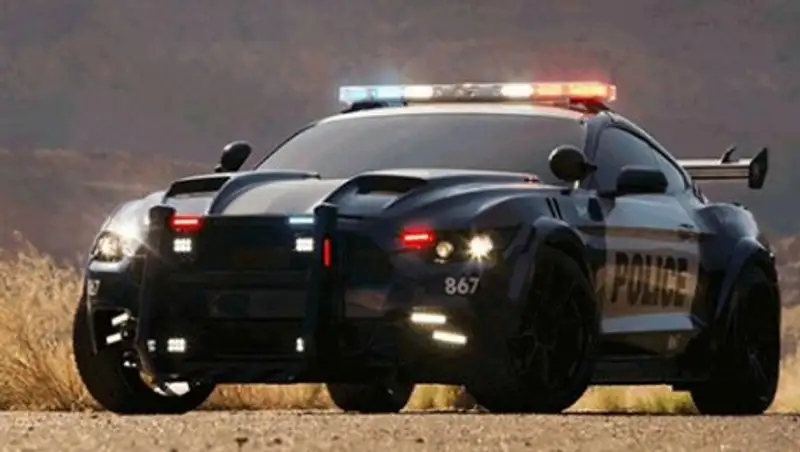 В Сети опубликовали фото нового Ford Mustang из фильма «Трансформеры»