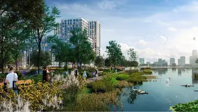 Деревья высадят на Малом Талдыколе, фото - Новости Zakon.kz от 18.08.2022 16:25