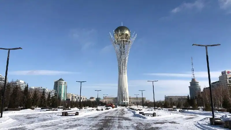 нур-султан, снег, уборка, фото - Новости Zakon.kz от 24.03.2022 11:53
