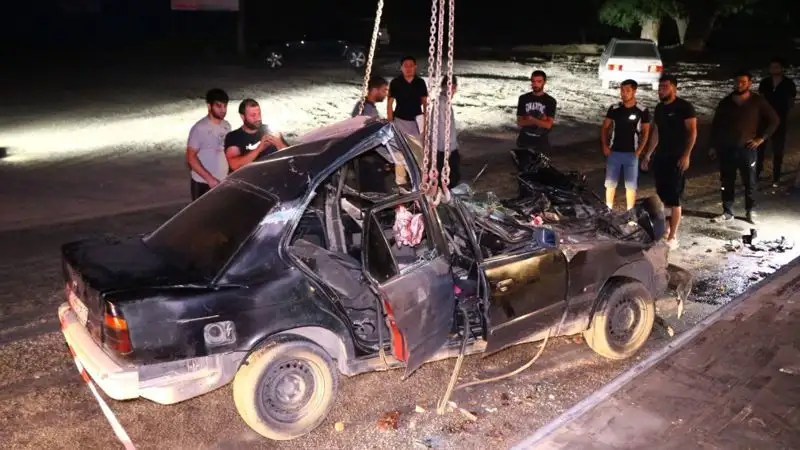 Смертельное ночное ДТП произошло близ Каскелена, фото - Новости Zakon.kz от 13.07.2023 17:39