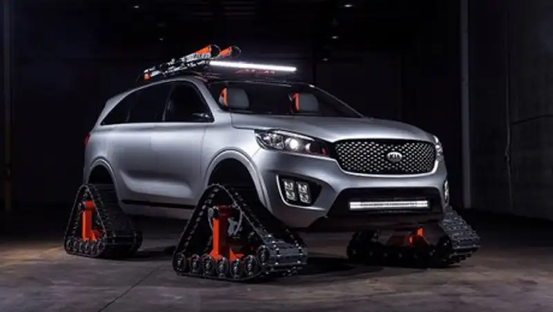 Kia представила Sorento на гусеницах