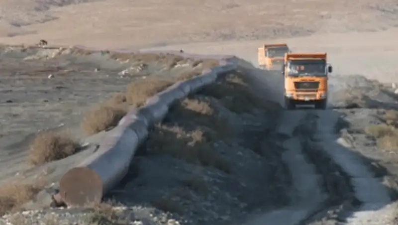 В городе Кентау ЮКО начали консервацию хвостохранилища, фото - Новости Zakon.kz от 10.11.2013 18:48