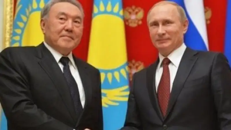 Путин пожелал Назарбаеву успехов на президентских выборах