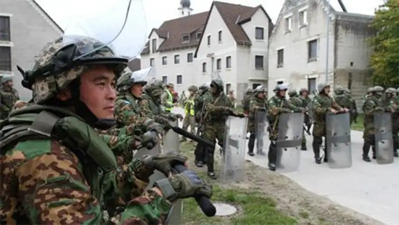 Казахстанские военнослужащие принимают участие в учениях «Степной орел-2014»