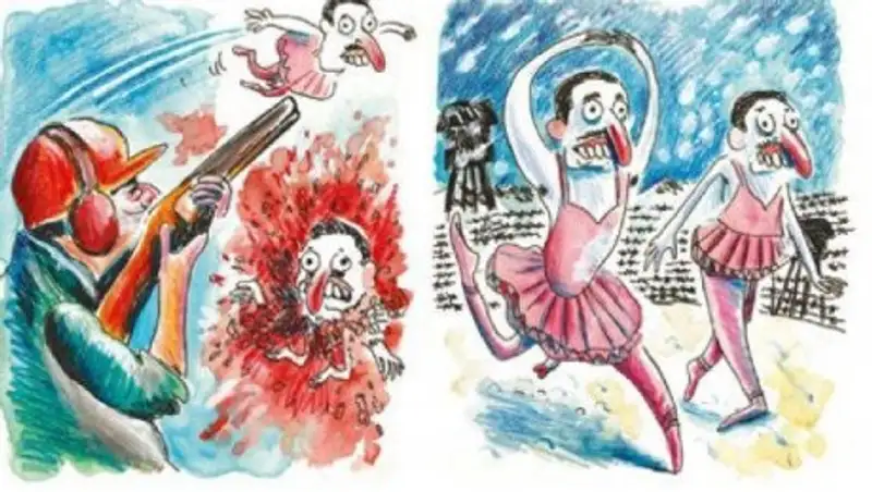 Charlie Hebdo опубликовал оскорбительные карикатуры на Рамзана Кадырова