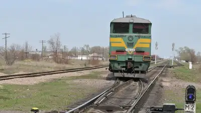 поезд, ж/д-пути, фото - Новости Zakon.kz от 22.12.2022 20:33