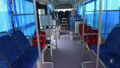 салон троллейбуса , фото - Новости Zakon.kz от 25.01.2022 14:21