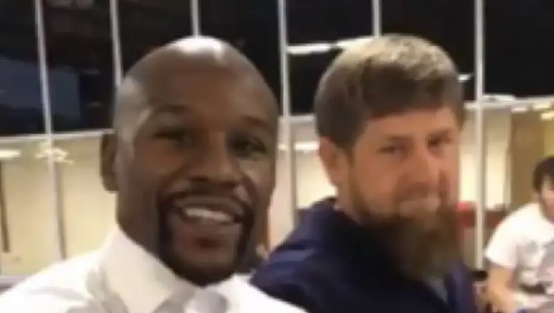 Флойд Мейвезер навестил Рамзана Кадырова