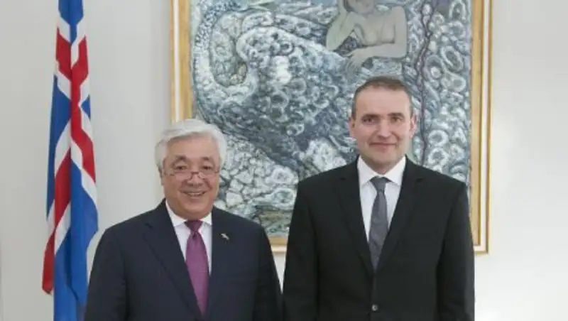 Ерлан Идрисов вручил верительные грамоты Президенту Исландии