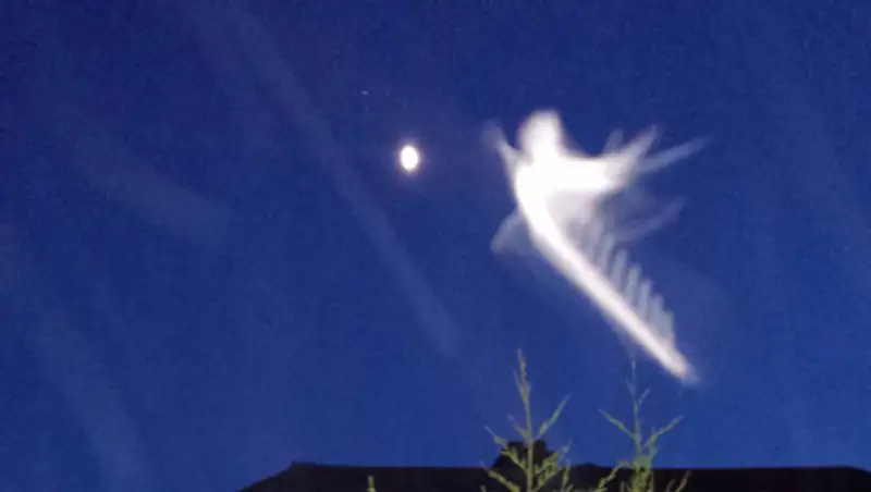 38-летняя британка сфотографировала ангела