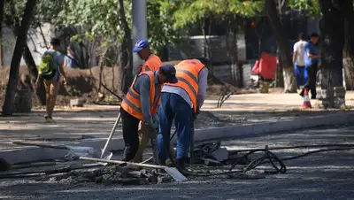рабочие, фото - Новости Zakon.kz от 16.07.2022 16:10