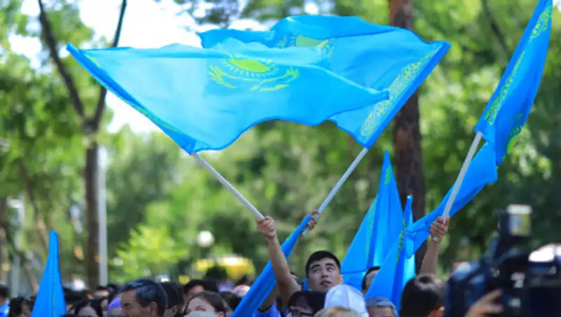 Участники митинга в Алматы призвали казахстанцев к сохранению стабильности