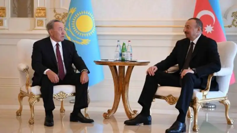Назарбаев провел встречу с Президентом Азербайджана Ильхамом Алиевым