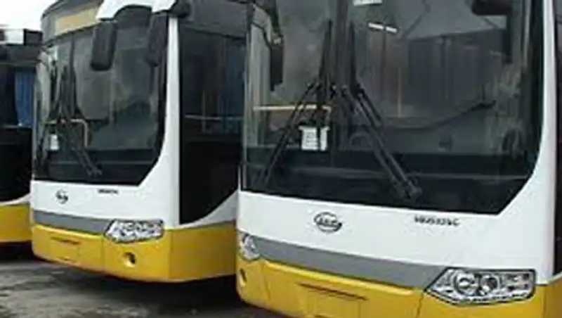 Во всех автобусах Шымкента появятся GPS-установки