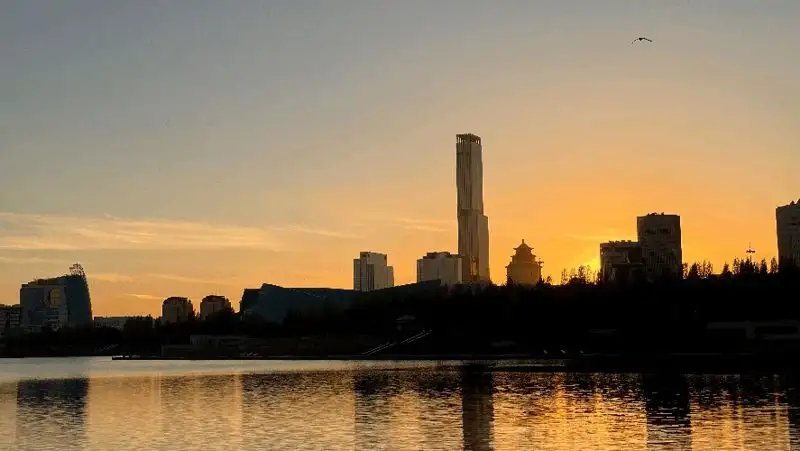 Астана, закат, фото - Новости Zakon.kz от 24.09.2022 09:37