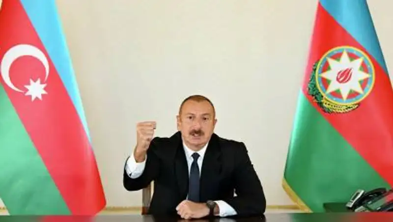 Алиев заявил о контроле над рядом населенных пунктов в Карабахе