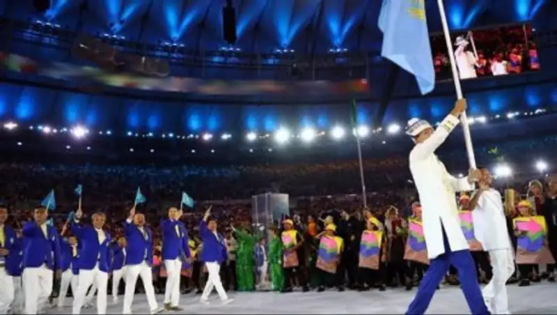 Казахстанские спортсмены приняли участие в церемонии открытия Азиады-2017