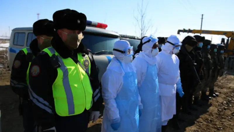 Санитарные посты установили вокруг Костаная