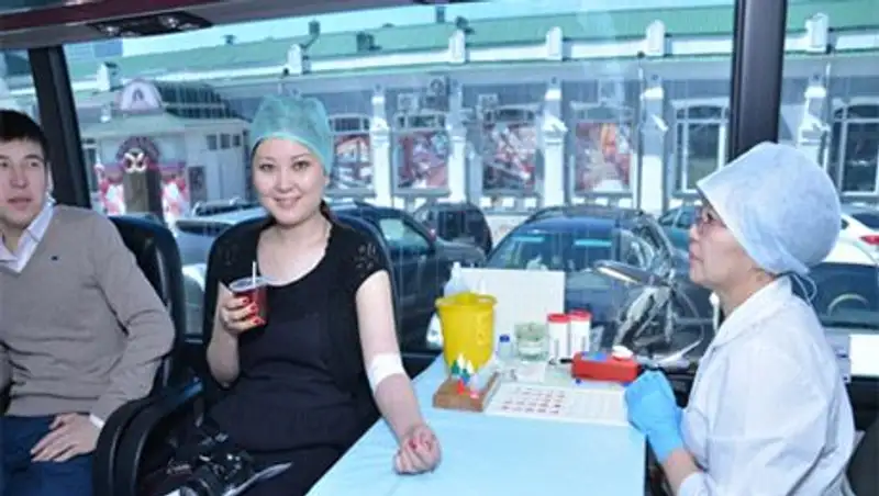 В Астане в честь празднования дня столицы пройдет акция по сдаче крови