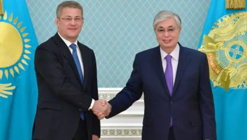 Президент Казахстана принял главу Республики Башкортостан