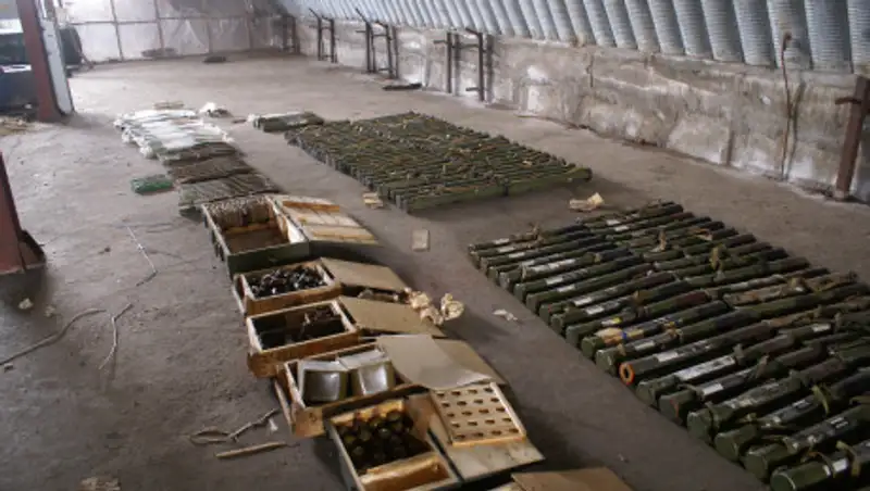 Склады с боеприпасами находились в 200 метрах от Арыси