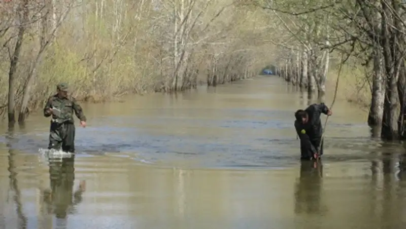 Вода ушла из всех подтопленных домов в Северном Казахстане
