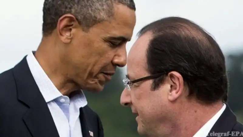 Франсуа Олланд обсудил с Бараком Обамой ситуацию со шпионским скандалом