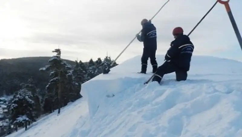 Сход лавины в Жамбылской области