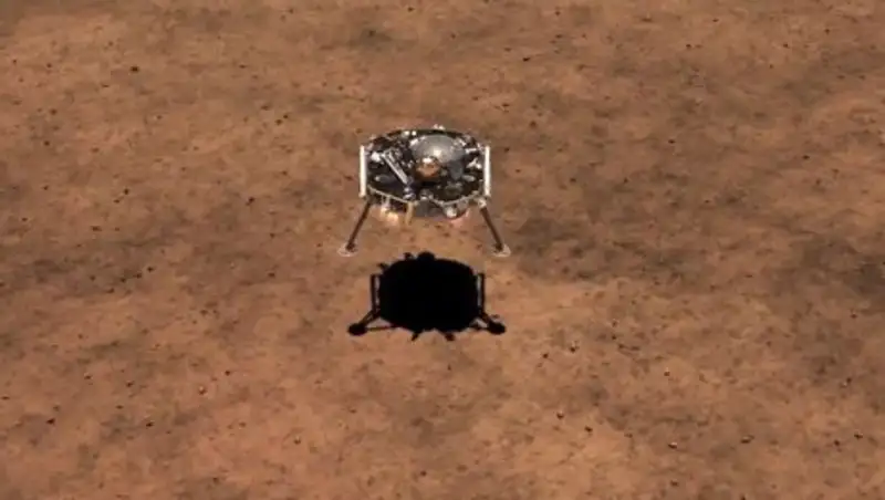В Сети появилось видео, как InSight приземлился на Марс