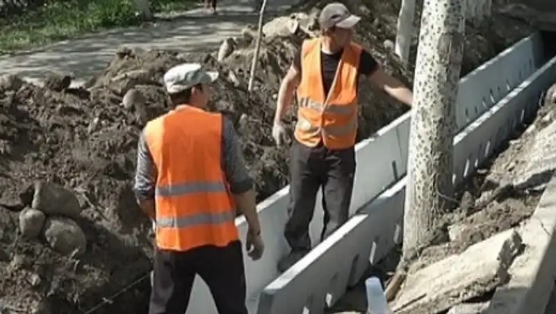 В Алматы полным ходом идет реконструкция арыков