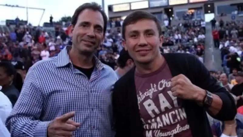 Геннадий Головкин посетил победный бой Брэдли 