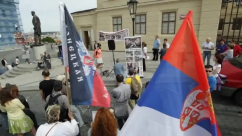 В Праге прошла акция против насилия в отношении детей во время военных конфликтов