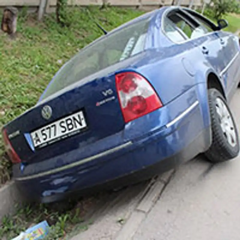 В Алматы нетрезвый водитель Фольксвагена, угодившего в арык, оказал сопротивление полицейским (фото), фото - Новости Zakon.kz от 09.07.2013 19:47