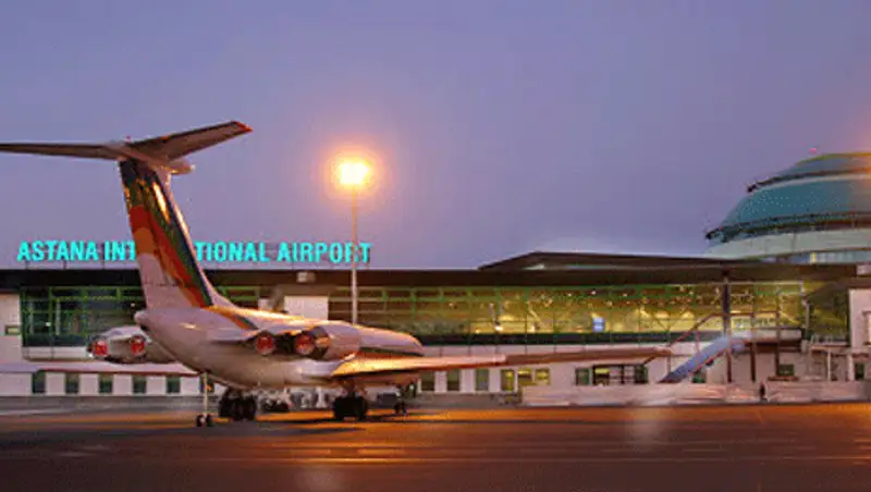 Международный аэропорт Астаны работает в штатном режиме, фото - Новости Zakon.kz от 06.12.2013 02:15
