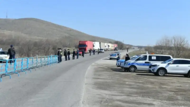 В Туркестанской области выставлено 35 блокпостов