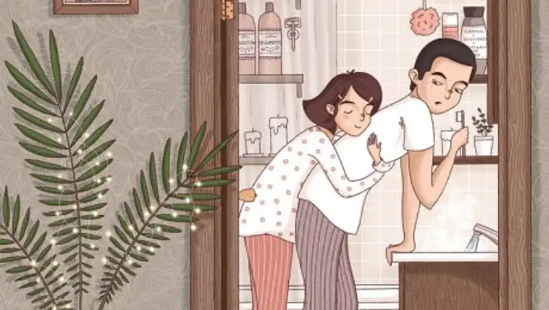 Художница из Казахстана рисует будни влюбленных, и в ее иллюстрациях многие пары узнают себя