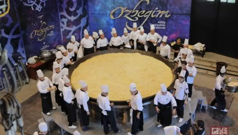 В Узбекистане приготовили рекордные 6 тонн плова