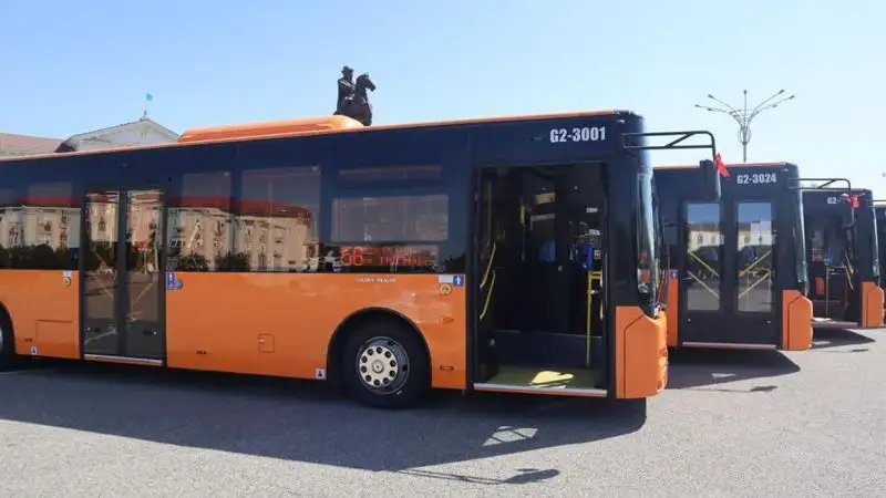 Автобусный парк обновили в Таразе