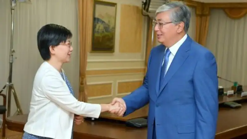 Спикер Сената К.Токаев принял Заместителя Генерального секретаря ООН И.Накамицу