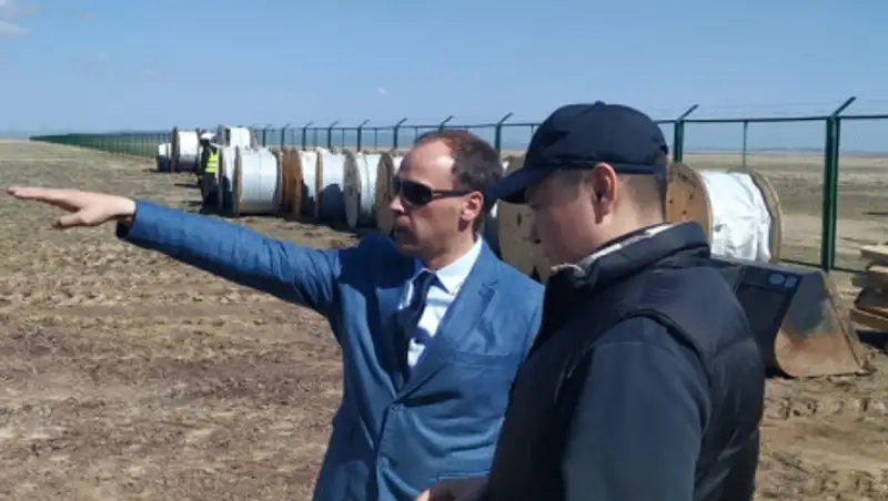 Строительство солнечной электростанции в Карагандинской области завершится летом
