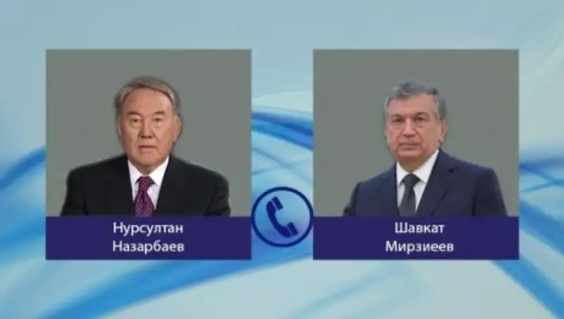 Назарбаев поздравил Мирзиёева с днем рождения