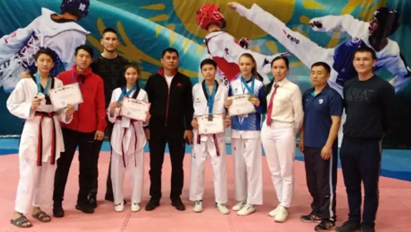 Алматинцы завоевали первое общекомандное место на чемпионате РК по таэквондо