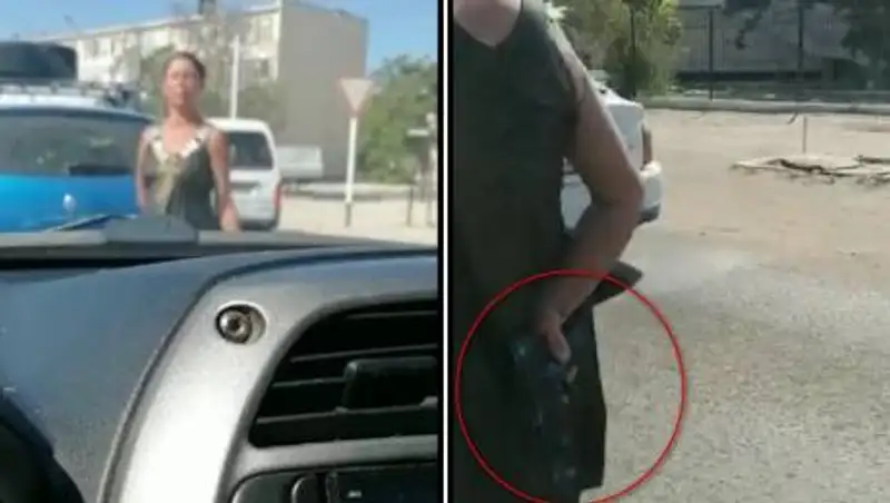 Женщина с пистолетом "стреляла" мелочь в Актау