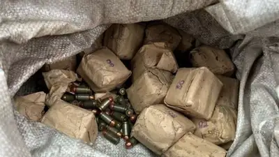 Тайник с патронами крупного калибра нашли полицейские в Талдыкоргане , фото - Новости Zakon.kz от 23.03.2023 09:07
