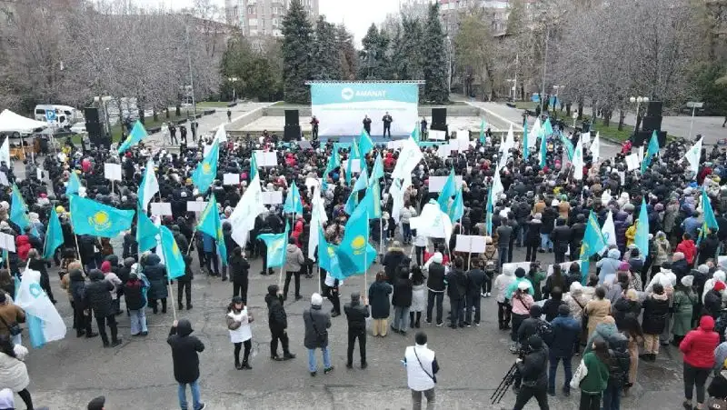 поддержка Нового Казахстана, фото - Новости Zakon.kz от 19.03.2022 12:59