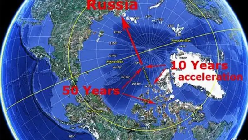 Северный магнитный полюс "уходит" от Канады к России