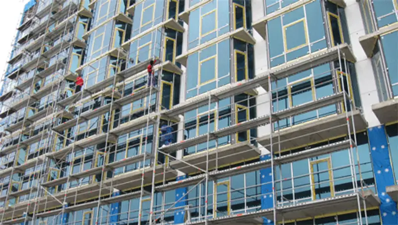 В Алматинской области погиб строитель, упав с высоты 8-го этажа