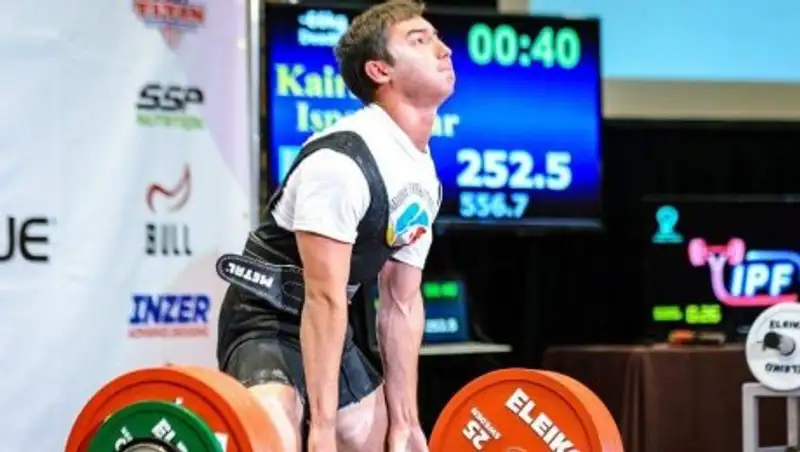 Казахстанский пауэрлифтер бьет в Америке мировые рекорды