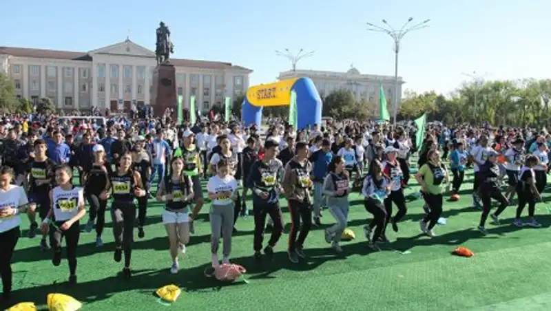 Благотворительный марафон прошел в Таразе