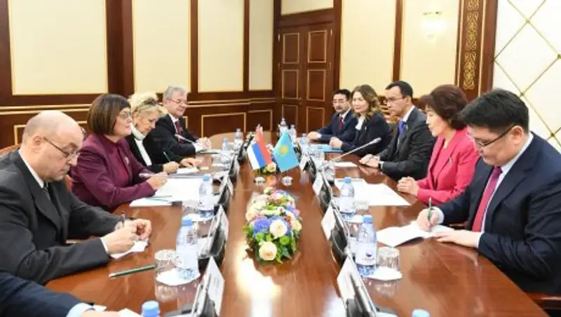 Межпарламентское сотрудничество обсудили вице-спикер Мажилиса и спикер Парламента Сербии